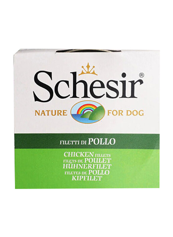 

Schesir Jelly Chicken Can Wet Dog Food, 150g