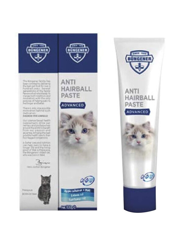 

Bungener Advanced Anti Hairball Cat Toothpaste, 100g, White