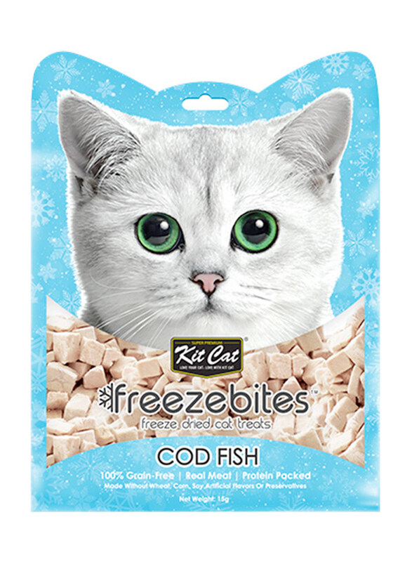 

Kit Cat Freezebites Cod Fish Cat Dry Food, 15g