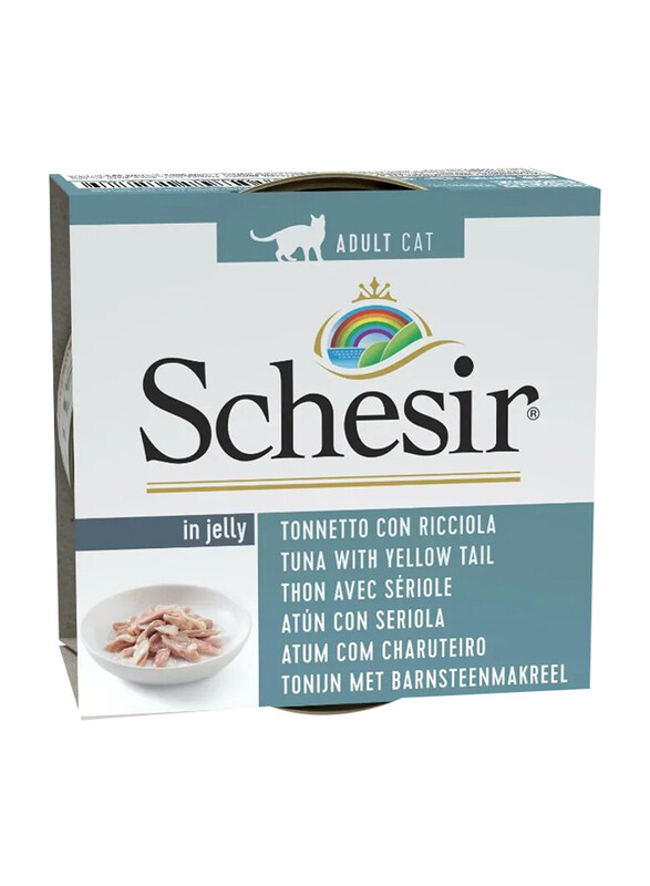 

Schesir Tuna & Yellow Tail Can Wet Cat Food, 85g