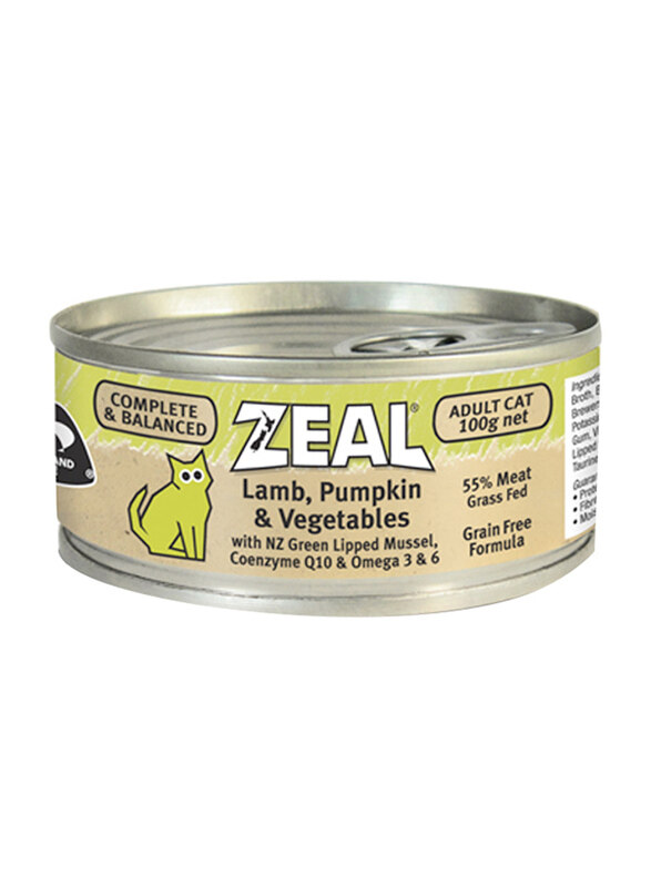 

Zeal Cat Lamb, Pumpkin & Vegetables Wet Food, 100g