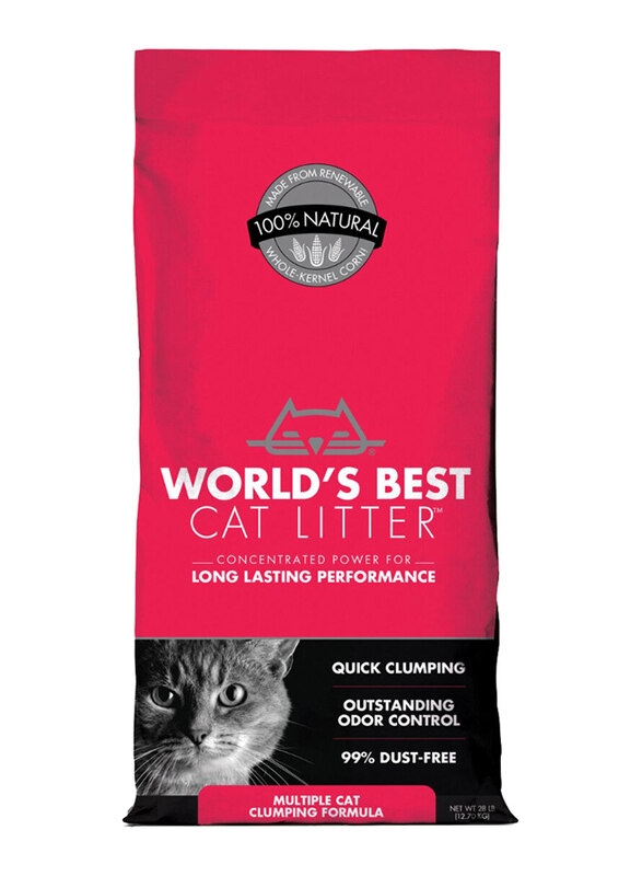 

World's Best Cat Litter Multiple Clumping Formula Long Lasting Performance, 12.70 Kg