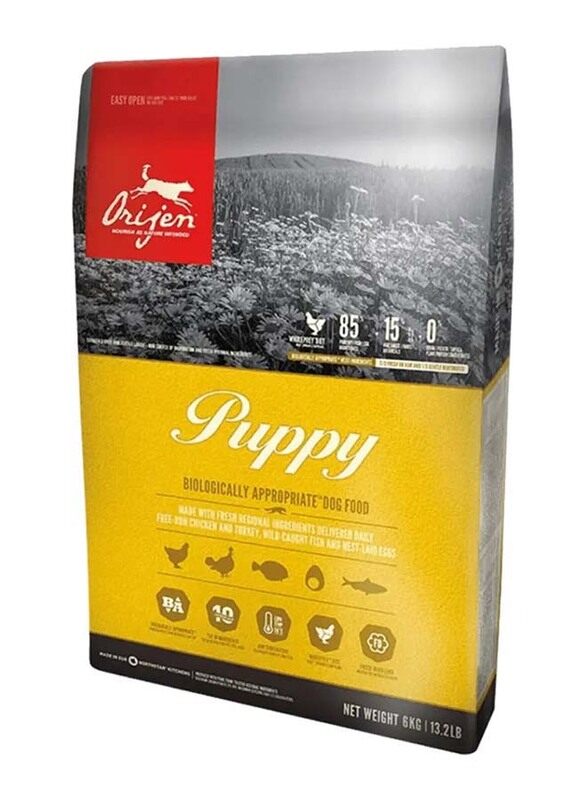 

Orijen Chicken, Turkey & Wild Caught Fish Puppy Dry Food, 6 Kg