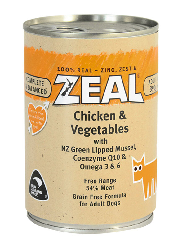 

Zeal Dog Chicken & Vegetables Wet Food, 390g
