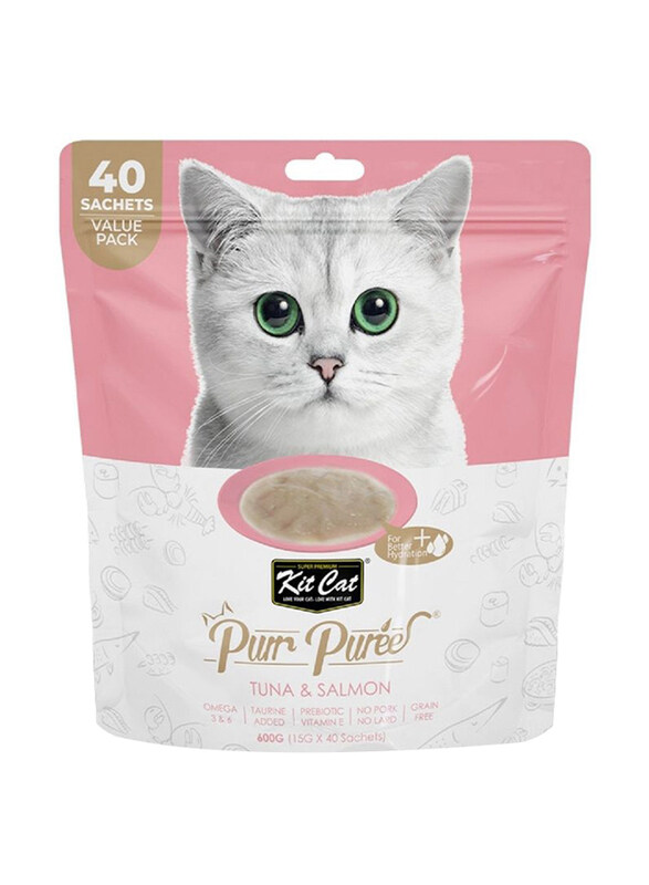 

Kit Cat Purr Puree Tuna & Salmon Cat Wet Food, 600g