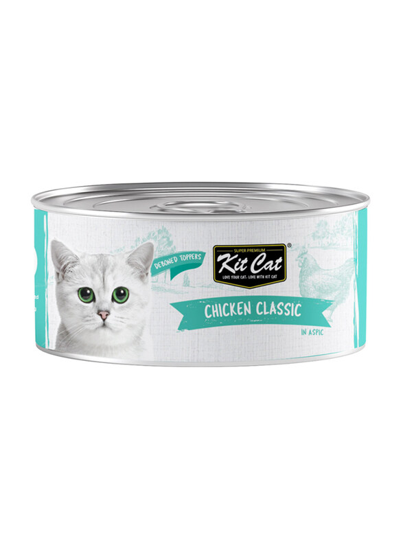 

Kit Cat Chicken Classic in Aspic Can Wet Cat Food, 80g