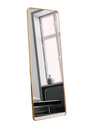 Rectangular Shape Floor and Wall Mirror, 60 x 60 x 165cm, Gold