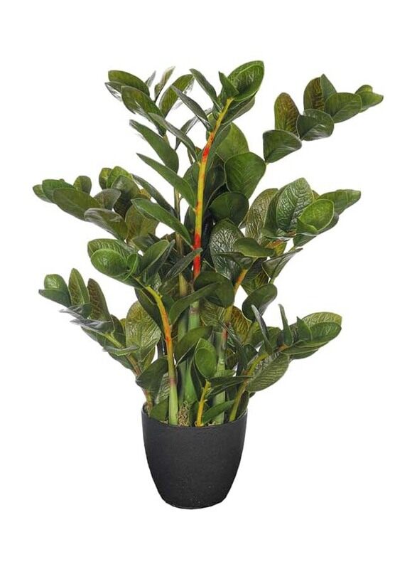 

Generic Nearly Natural Real Touch Artificial Money Plant, 65 x 65 x 80cm, Green/Brown