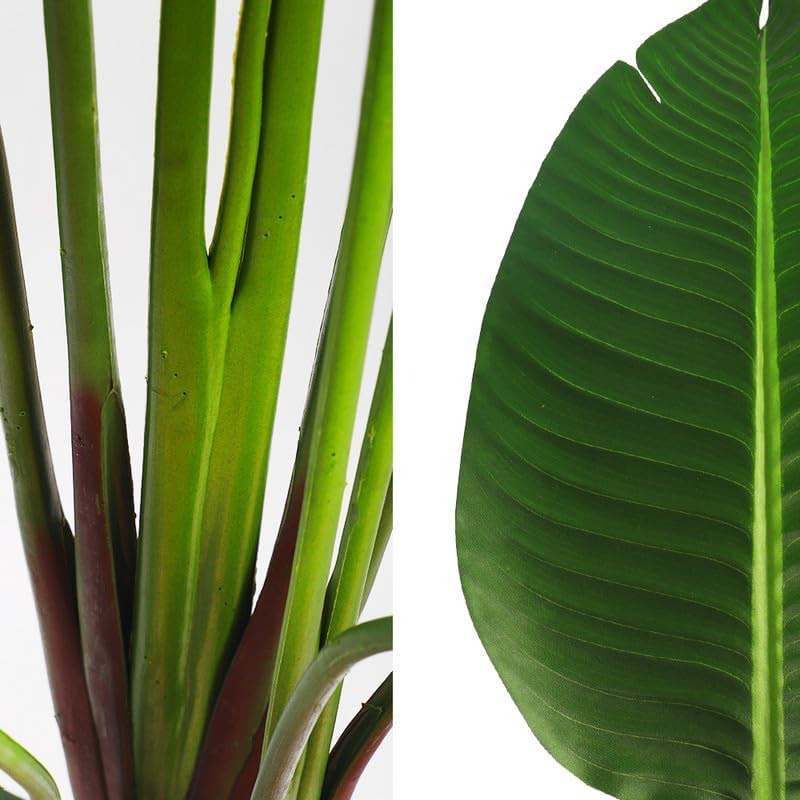 Nearly Natural Real Touch Artificial Banana Leaf Plant, 160 x 160 x 200cm, Green