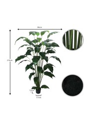 Nearly Natural Real Touch Artificial Peace Lily, 90 x 90 x 220cm, Green/Brown