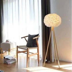 Woody Feath Floor Lamp, Multicolour