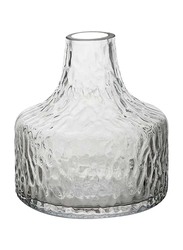 Nordic Shape Big Size Coffee Table Vase, 12 x 3.5 x 11cm, Clear