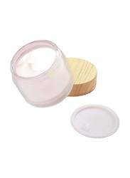 12-Piece Glass Cosmetics Jar With Plastic Screww Cap Lid, 15ml, Clear