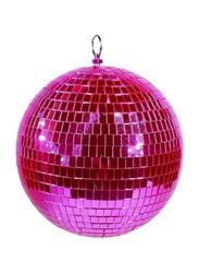 Disco Ball, 30Cm, Pink