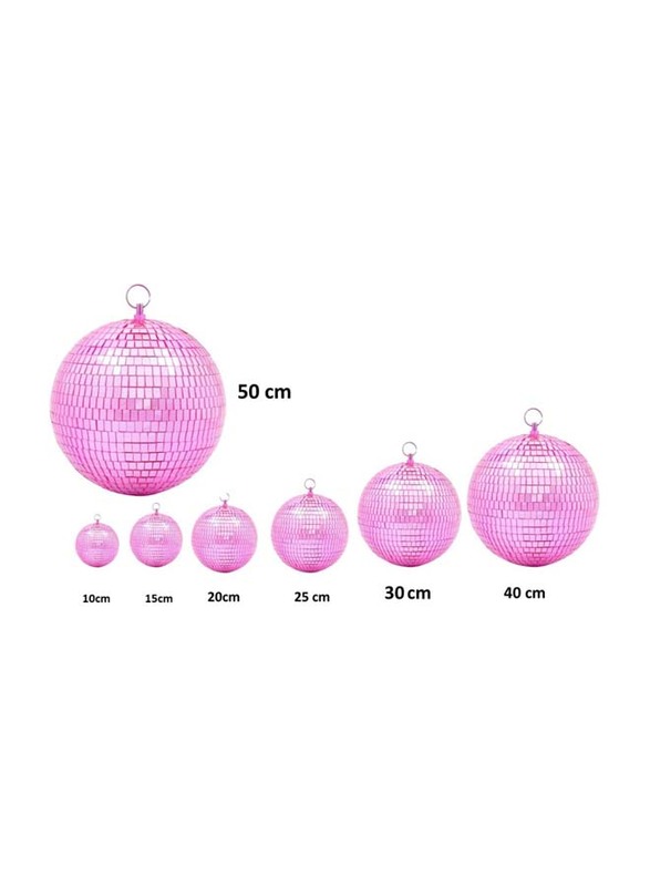 Disco Ball, 25Cm, Pink