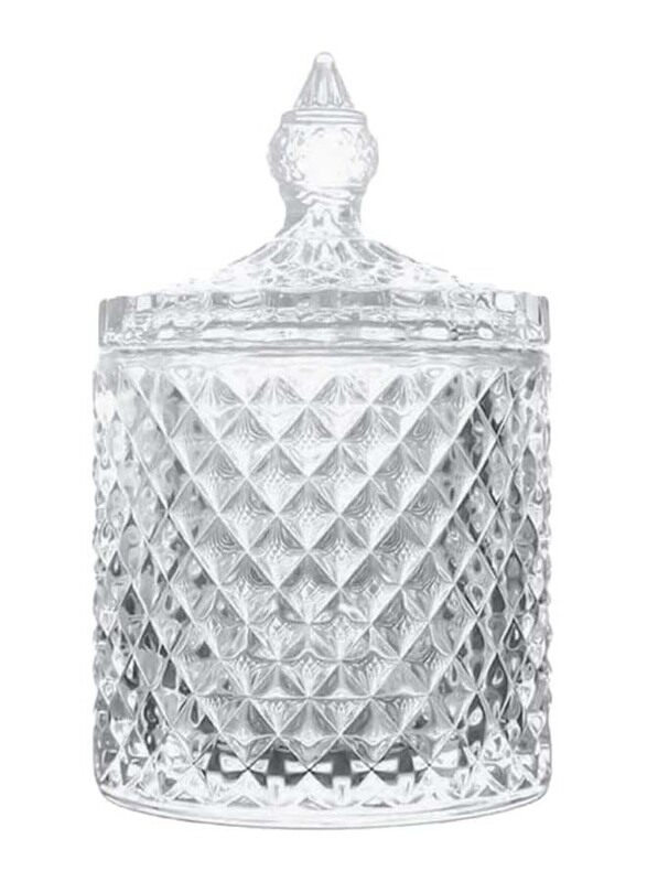 

Generic Crystal Jar for Candies, 2 x 600ml, Transparent