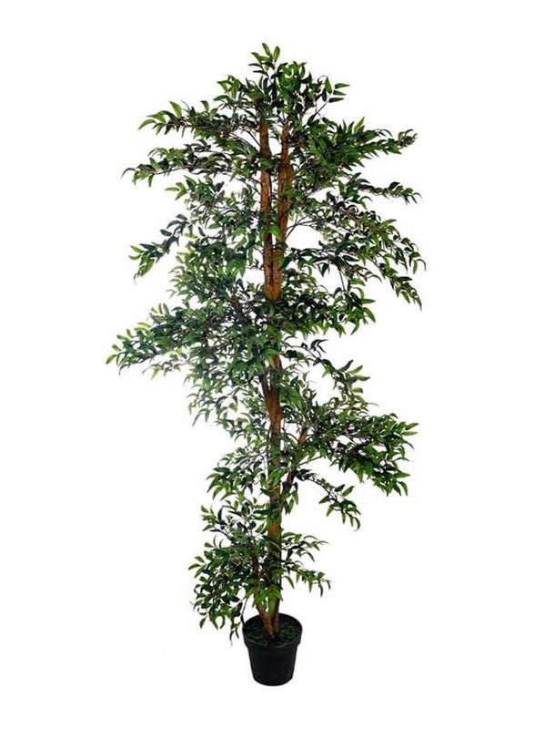 Nearly Natural Real Touch Artificial Ficus Tree, 100 x 100 x 200cm, Green/Brown