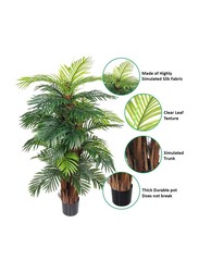 Nearly Natural Real Touch Artificial Palm Plant, 100 x 100 x 150cm, Green/Brown