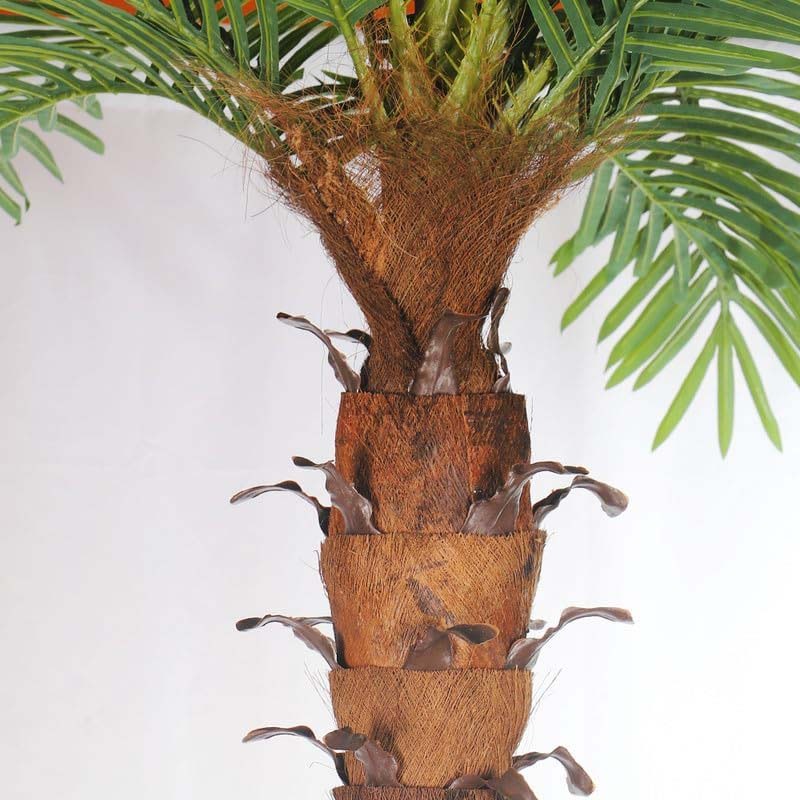 Nearly Natural Real Touch Artificial Palm Tree, 140 x 140 x 250cm, Green/Brown