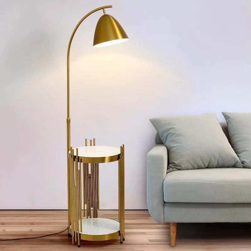 Side Table Floor Lamp, Multicolour