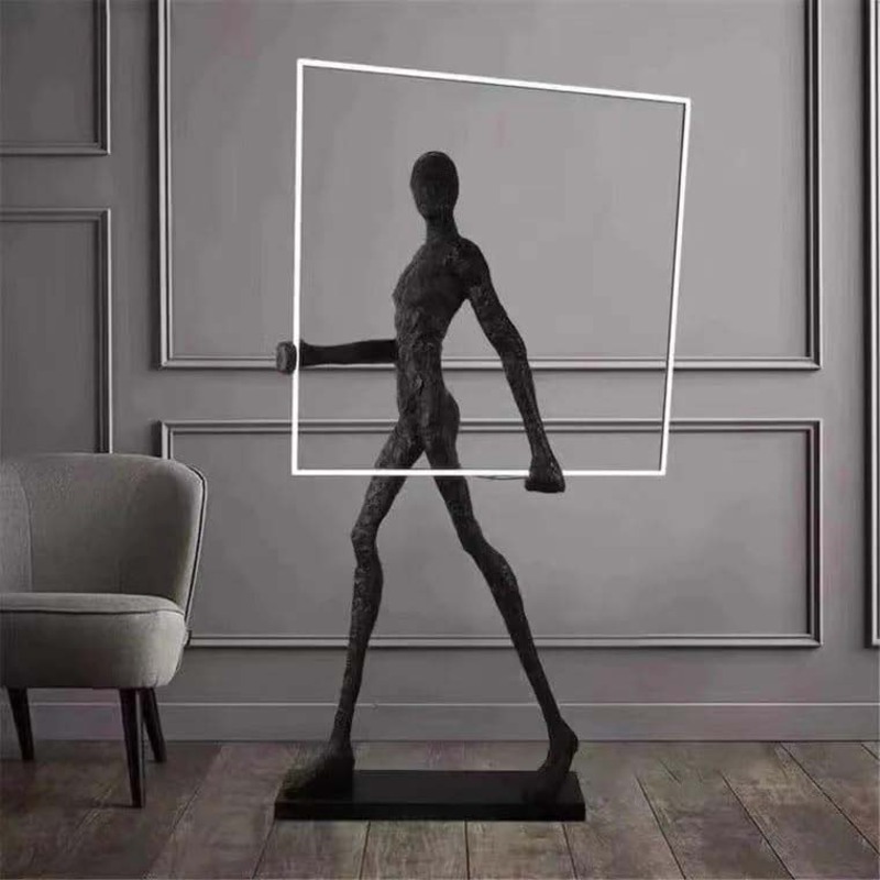 Human Sculpture Floor Lamp, Multicolour