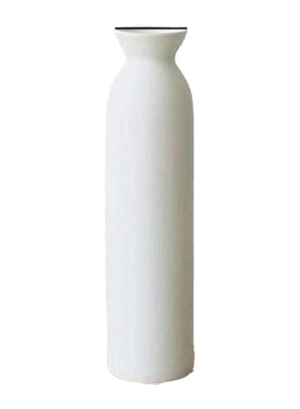 Elegant Vases Ceramic Vase, 30 x 6 x 8cm, White