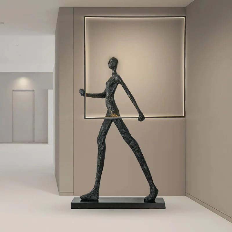 Human Sculpture Floor Lamp, Multicolour