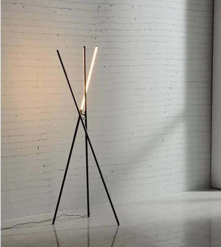 Led Corner Floor Lamp, Multicolour