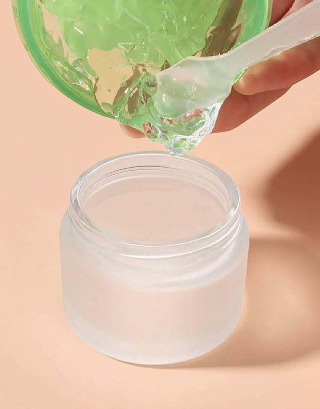 12-Piece Glass Cosmetics Jar With Plastic Screww Cap Lid, 50ml, Clear