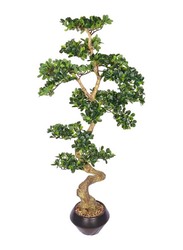 Nearly Natural Real Touch Artificial Ficus Microcarpa Plant, 60 x 60 x 130cm, Green/Brown