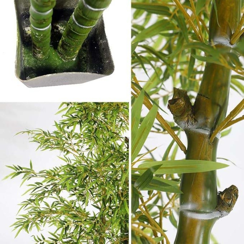 Nearly Natural Real Touch Artificial Bamboo Plant, 120 x 120 x 260cm, Green