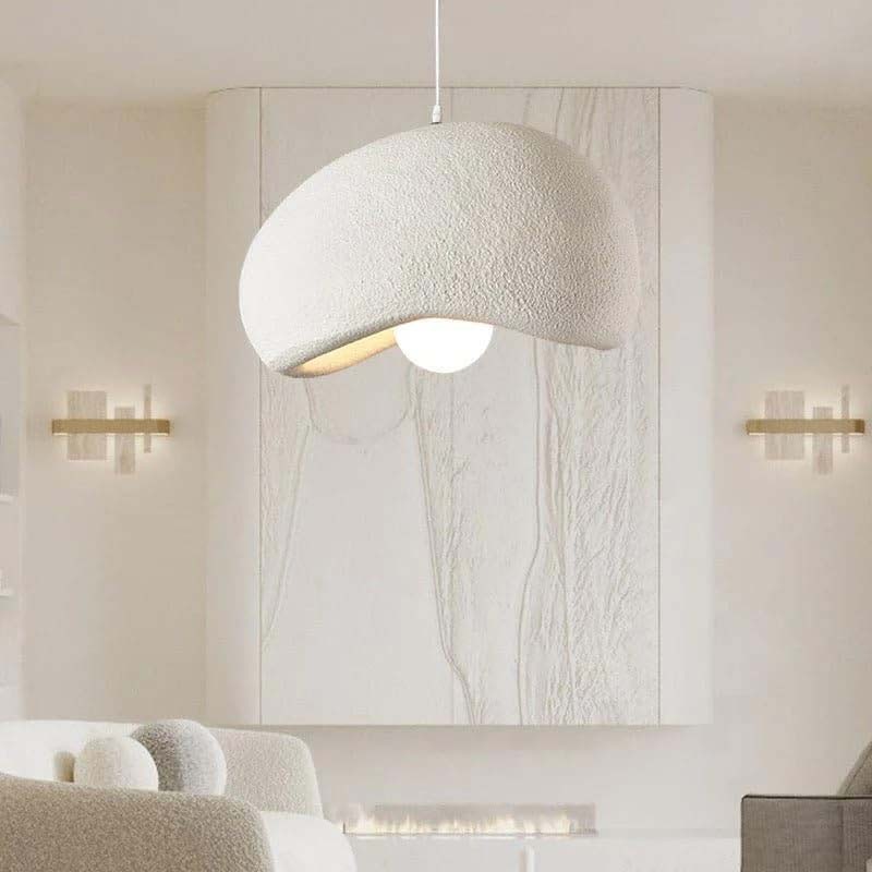 Modern Wabi-Sabi Chandelier, 50 x 50 x 50cm, White