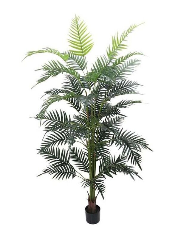 

Generic Nearly Natural Real Touch Artificial Areca Palm Plant, 110 x 110 x 200cm, Green/Brown