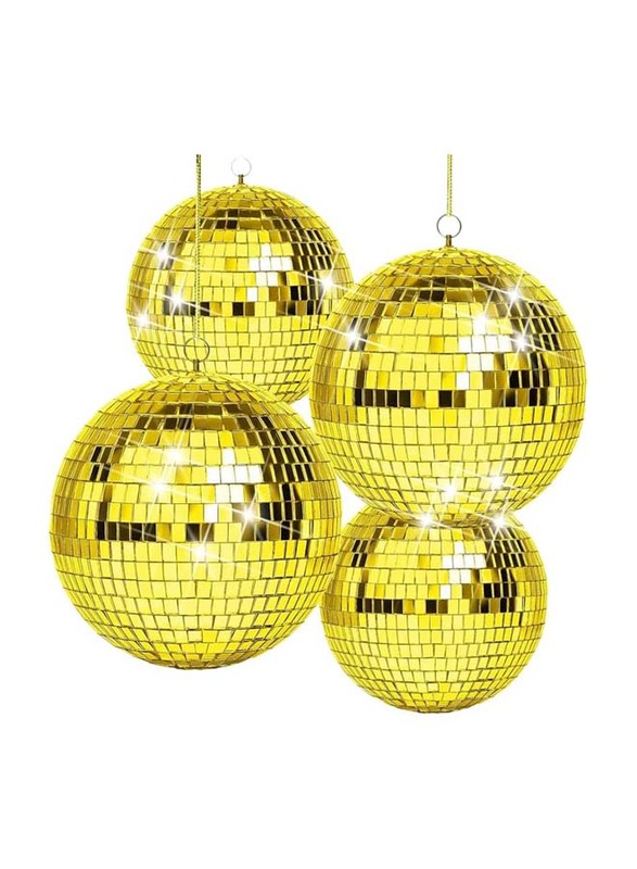 Disco Ball, 10Cm, Gold