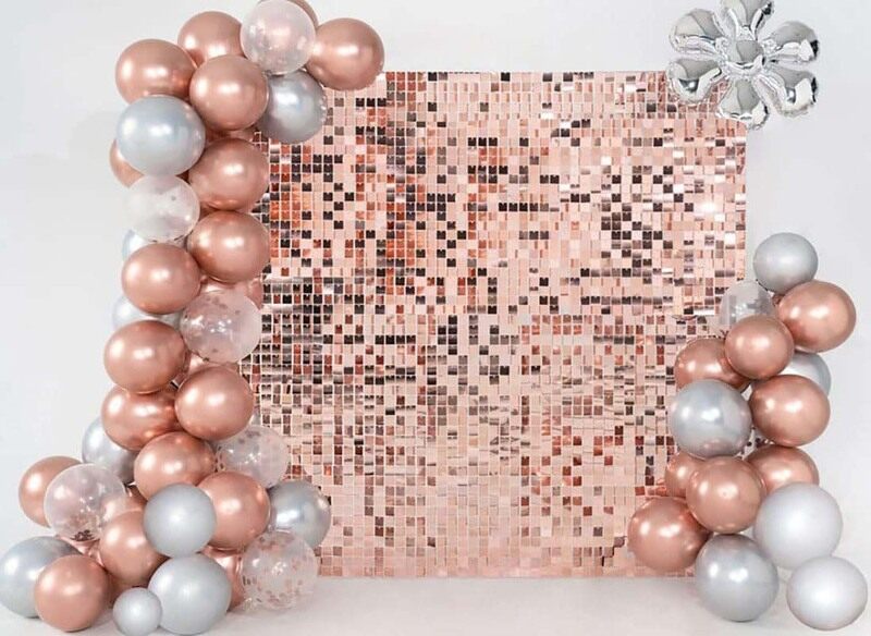 

Generic Shimmer Party Panel, 30cm, Rose Gold