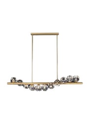 Luxury Dining Ceiling Lamp, Gold/Clear