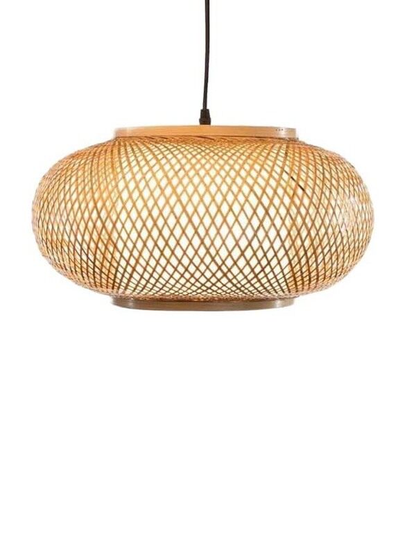 

Generic Ratan Pendant Lamp, Small, Warm Light