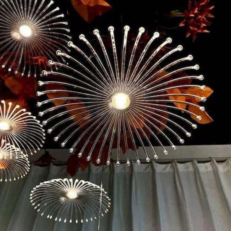 

Generic Jelly Fish Lights, 28 x 28 x 2.5cm, Clear