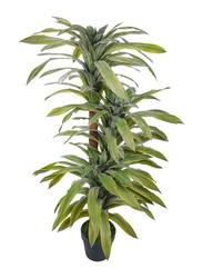 Nearly Natural Real Touch Artificial Dracaena Plant, 60 x 60 x 130cm, Green/Brown