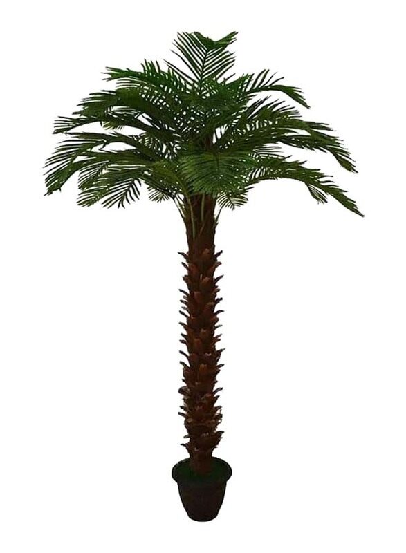 

Generic Nearly Natural Real Touch Artificial Palm Tree, 150 x 150 x 300cm, Green/Brown