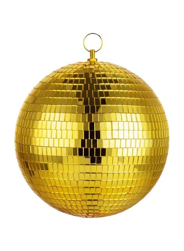 Disco Ball, 10Cm, Gold