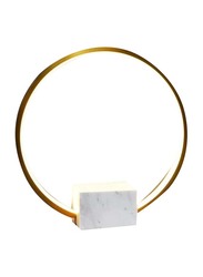 Marble Ring Table Lamp, Gold