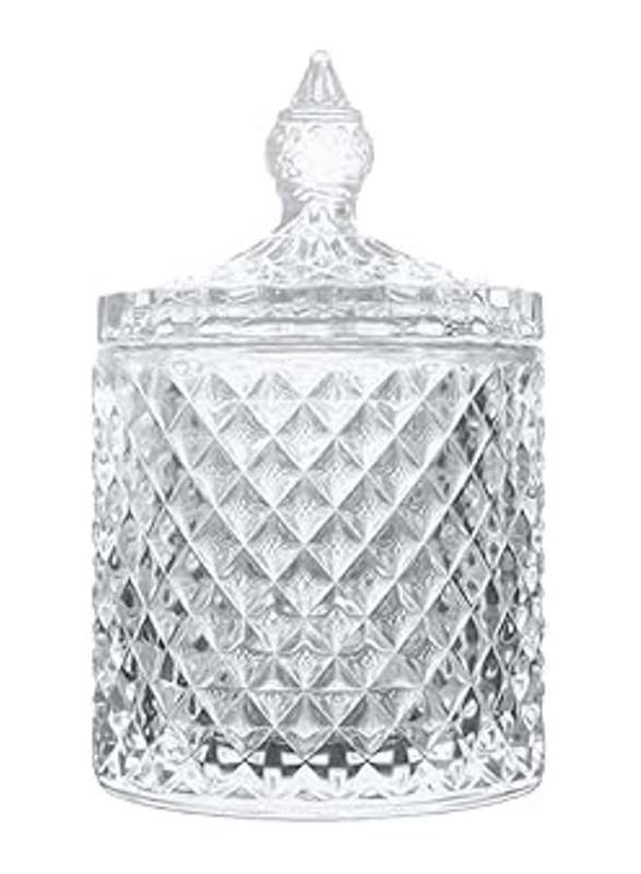 Crystal Jar for Candies, 4 x 300ml, Transparent