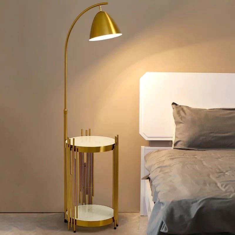 Side Table Floor Lamp, Multicolour