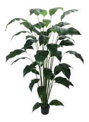 Nearly Natural Real Touch Artificial Peace Lily, 90 x 90 x 220cm, Green/Brown