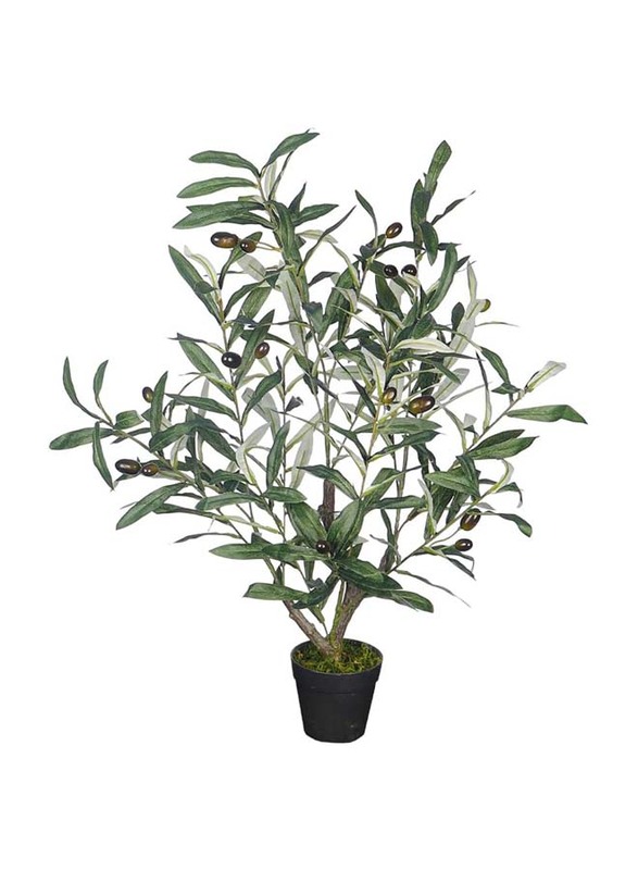 Nearly Natural Real Touch Artificial Olive Plant, 50 x 50 x 70cm, Green/Brown