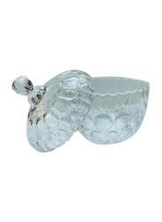 2-Piece Crystal Candy Jar, 8.8Cm, Clear