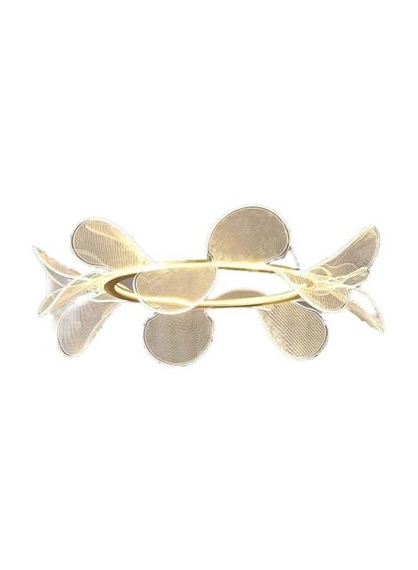 

Generic Oyster Gold LED Modern Chandelier, 80 x 80 x 20cm, Multicolour