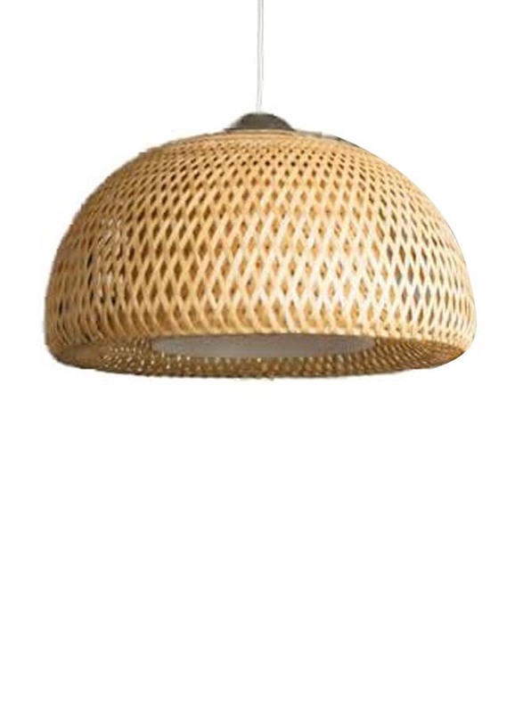 

Generic Ratan Pendant Hanging Lamp, Small, Warm Light