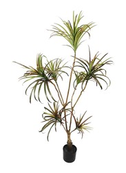 Nearly Natural Real Touch Artificial Yucca Slim Plant, 100 x 100 x 170cm, Green/Brown